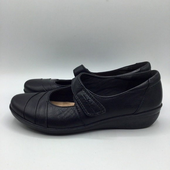 Clarks Cushion Soft Smart Shoes Everlay Kennon  Mary Jane Black Size 7 - Picture 3 of 14